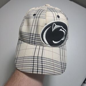 ​Top of the World Penn State Nittany Lions Plaid Hat Cap One Fit Stretchy M/L